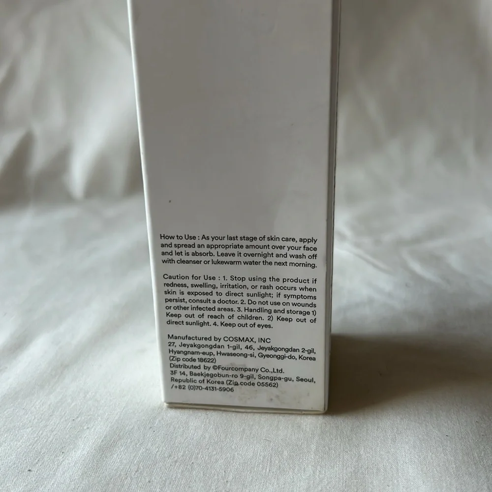 Abib Relaxing Sleeping Pack Bright Tube  NIB Sealed